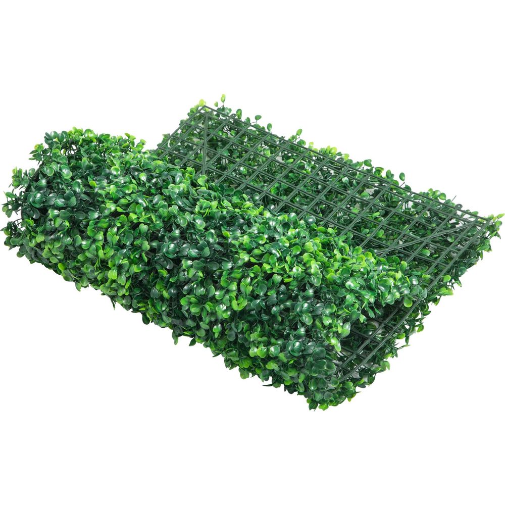 12PCS 24'x16' Grass Wall Panels For 32 SQ Feet, Boxwood Hedge Wall Panels, Artificial Grass Backdrop Wall 1.6', Privacy Hedge Screen UV Protected F_voghion.com