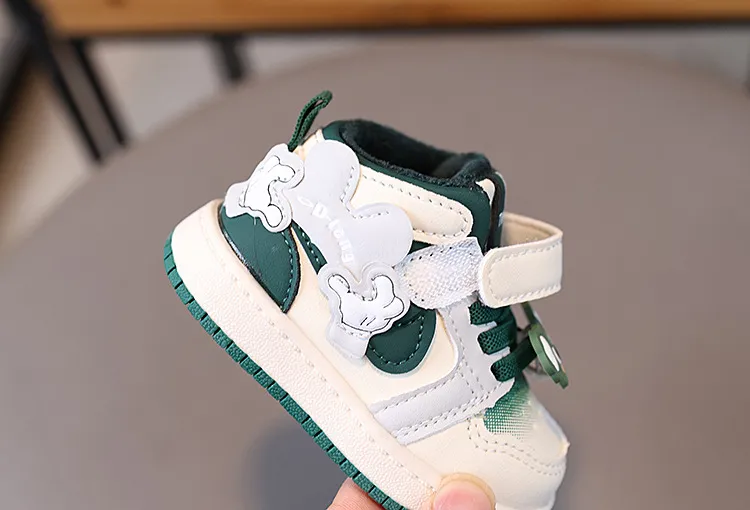 Scarpe per bambini, carine, da cartone animato, casual, adorabili, con suola morbida, per neonati, invernali, alla moda, antiscivolo, taglie 16 -_voghion.com