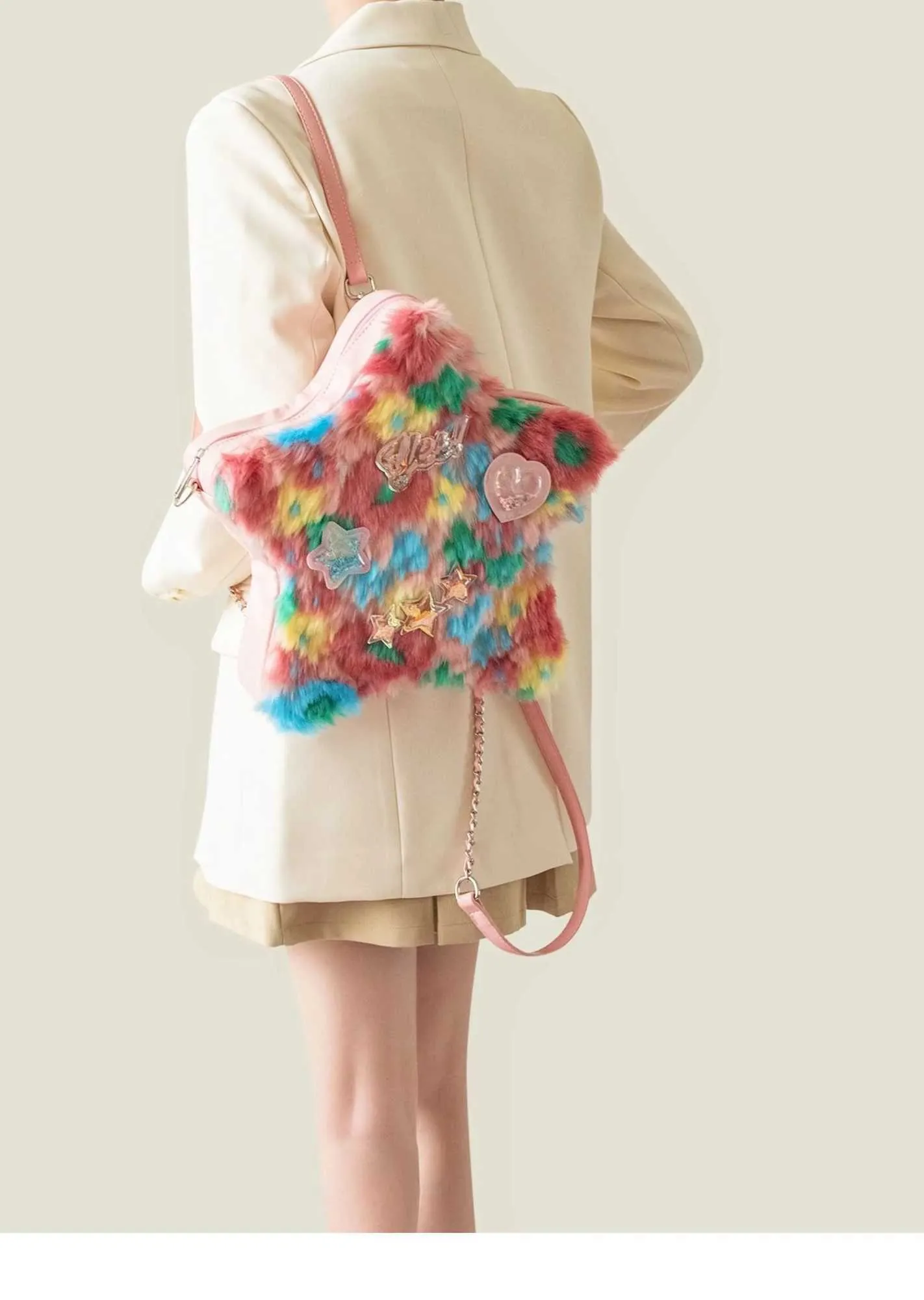 Sac à dos tendance Veet pour femme, avec applications tie-dye, grande capacité, décontracté, polyvalent, pour les déplacements_voghion.com