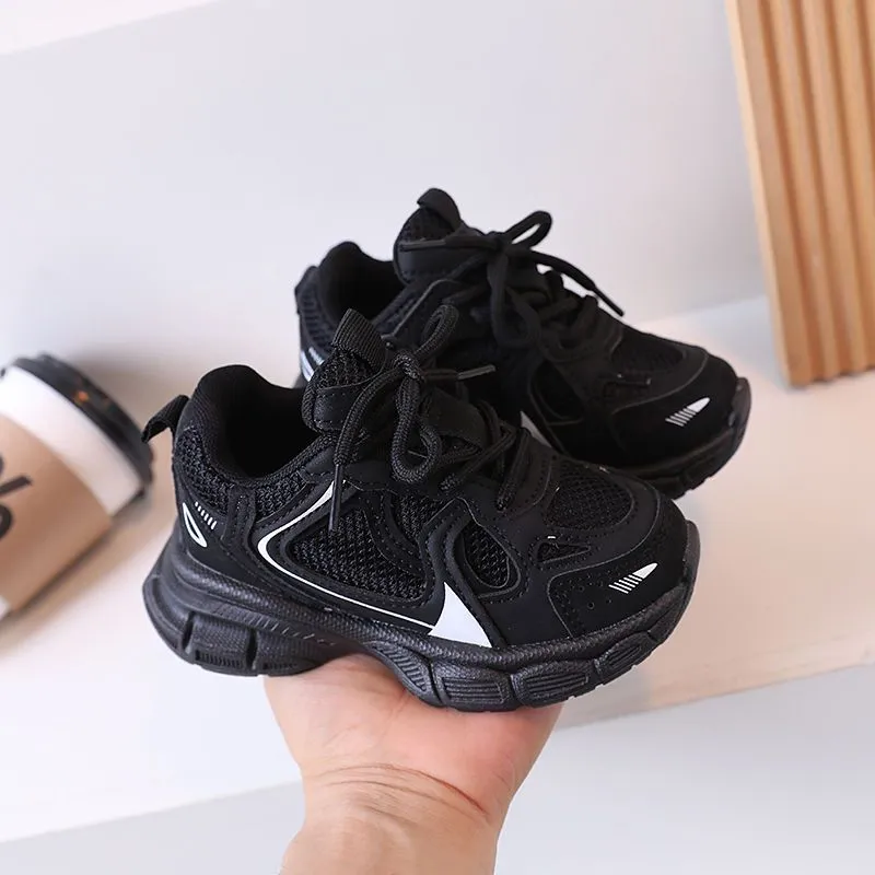 Kids Sport Running With Thick Soles Boys Girls Fashion Versatile Sports Shoes Kidsnest Children Toddler Mesh Tennis_voghion.com