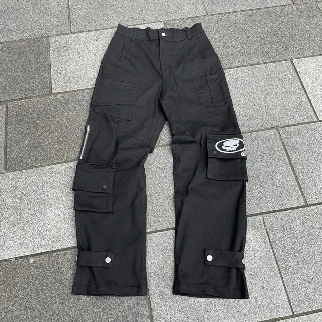 Jeans Y2K Haruku Hip Hop Retro Black Multi Pocket Cargo Pants Man Punk Gothic Baggy Wide Leg Trousers Streetwear_voghion.com