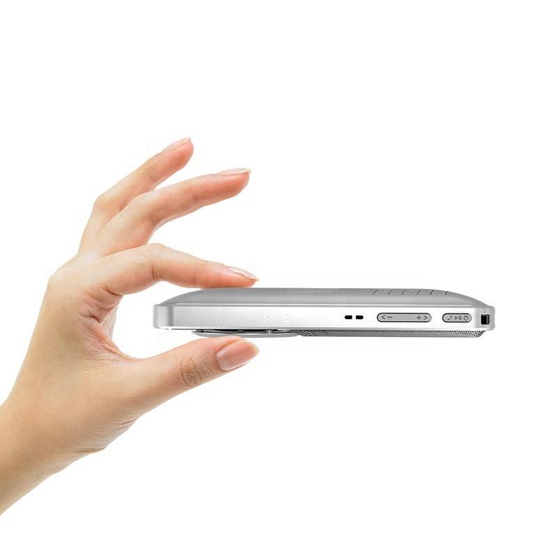 Bærbar Bluetooth-højttaler Ultratynd trådløs mini smart udendørshøjttaler med HD-lyd og bas, til fest, hjem, camping_voghion.com