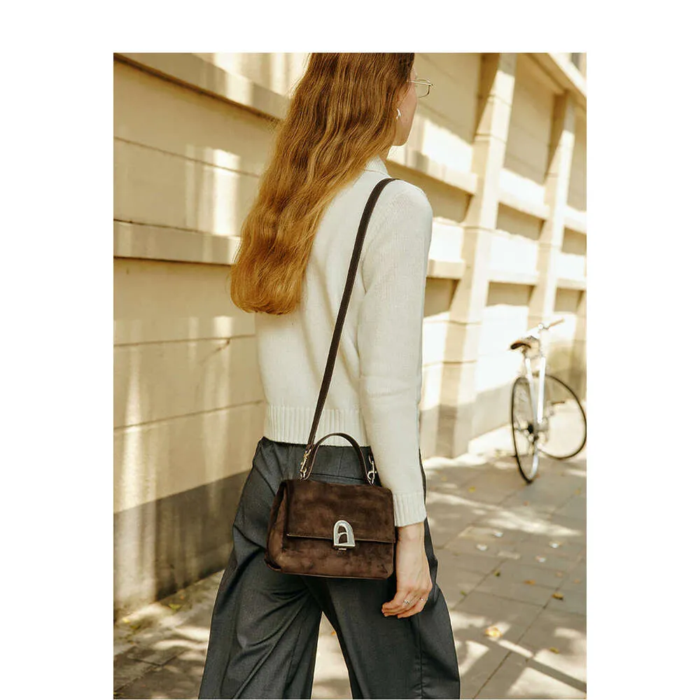 Dames schoudertas van suède handtas voor de herfst en de winter_voghion.com