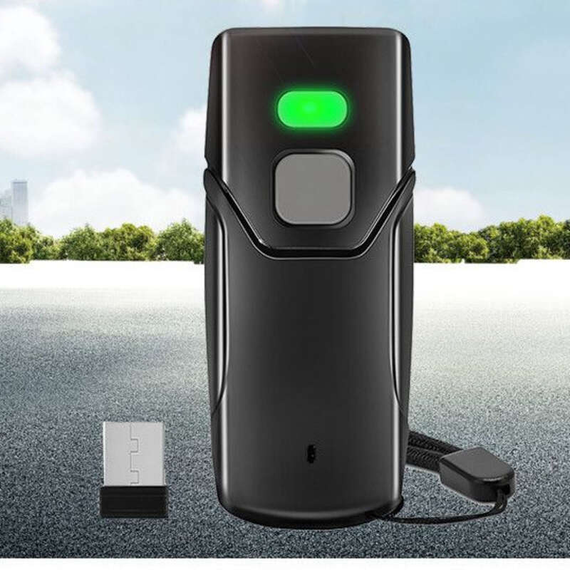 Eindimensionaler tragbarer drahtloser Bluetooth-zweidimensionaler Mini-Hand-Barcodescanner mit rotem Licht, geeignet für Geschäfte_voghion.com