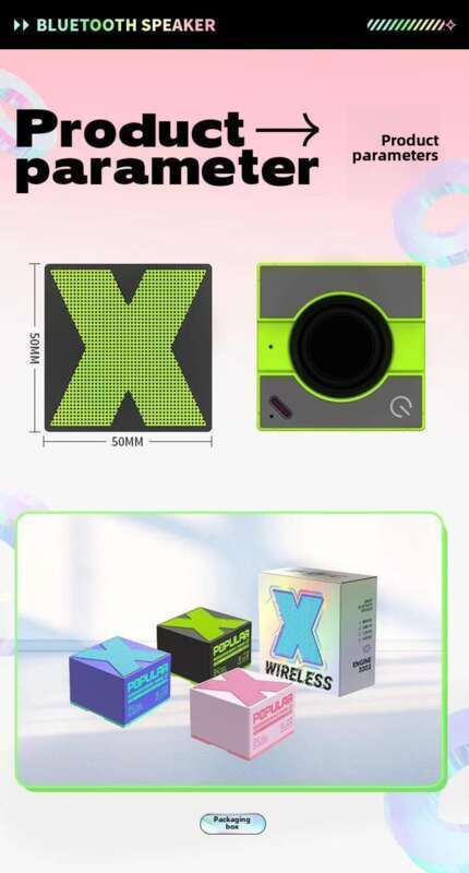 Bluetooth Speaker Basix Internet Celebrity X1 Goddess Essential Series Surround Sound Sensing Super Low Frequency HIFI_voghion.com