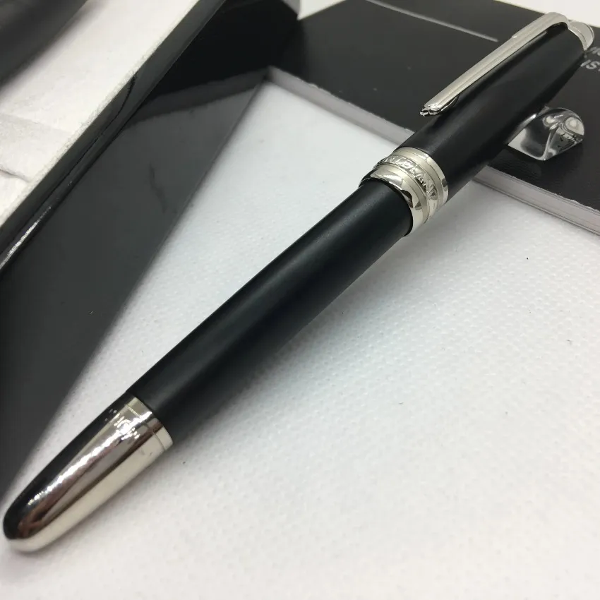 wholesale Großhandel Senden Sie 1 Gratis-Geschenk Ledertasche Mattschwarz Rollerball Kugelschreiber Schule Bürobedarf Mit Seriennummer_voghion.com