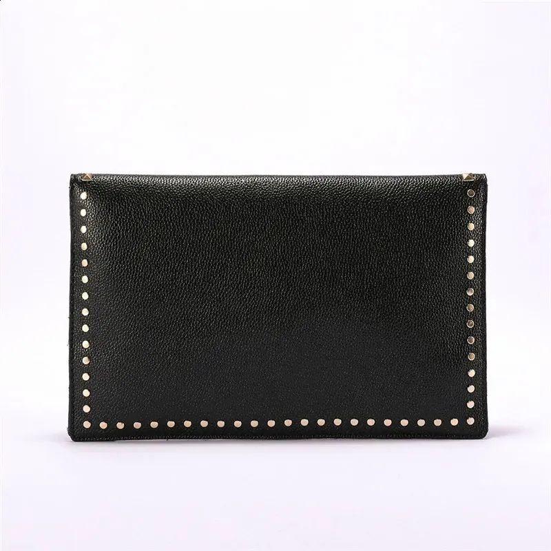 Fashion rivet Women Clutches Party ladies Dinner PU leather handbag female clutch purse Envelope bag 240820_voghion.com