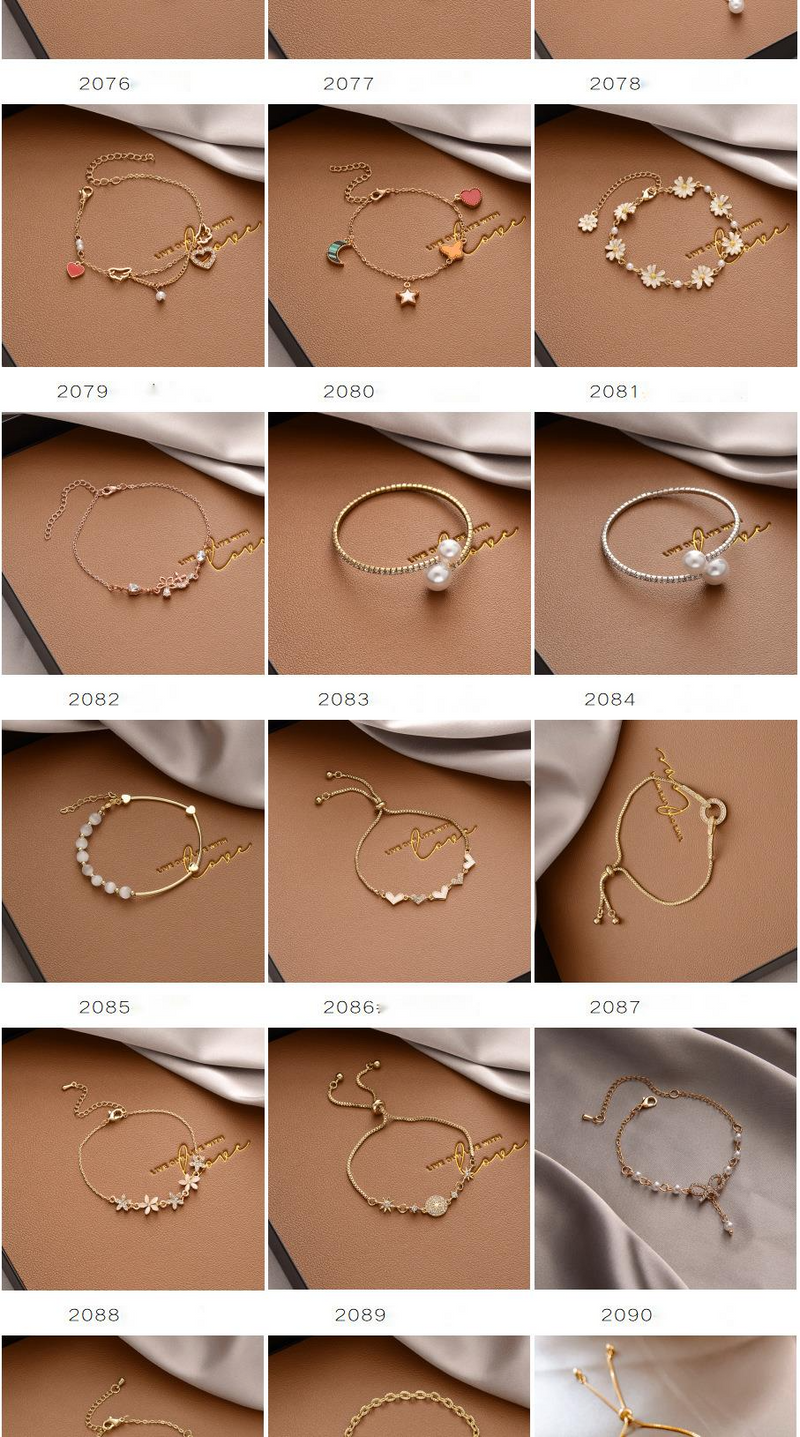 Hot Selg Versatile Pearl Female Instagram Style, Niche, High-end Feel, Titanium Steel Couple Bracelet, And Bracelet_voghion.com