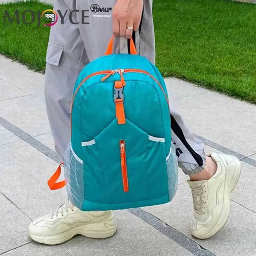 Sac à dos de sport d'extérieur imperméable à l'eau, sac d'alpinisme Oxford de grande capacité, sac de voyage léger et pliable à la mode_voghion.com