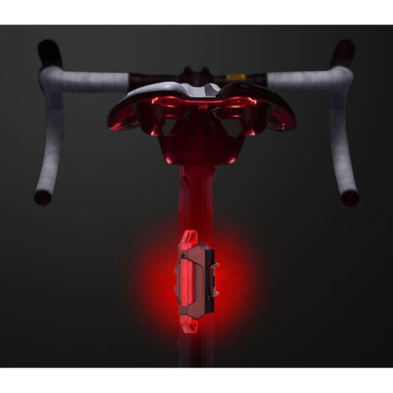 Velosipēdu lukturi USB uzlādes kalnu gaismas, nakts braukšanas šosejas velosipēdi, augsta spilgtuma radošās aizmugurējās gaismas iekārtas_voghion.com