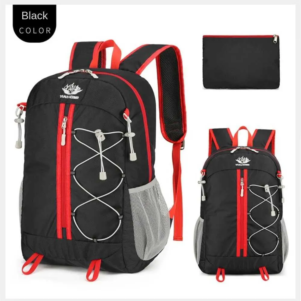 Mens Mountain Riding Ultra-light Multi-functional Leisure Foldable Backpack Large Capacity Travel Ba241107_voghion.com