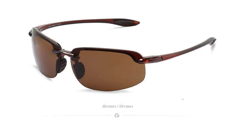 Lunettes de soleil de sport classiques Matrix pour femmes, pour la conduite et la course à pied, monture ultralégère sans monture, pour hommes, UV400_voghion.com