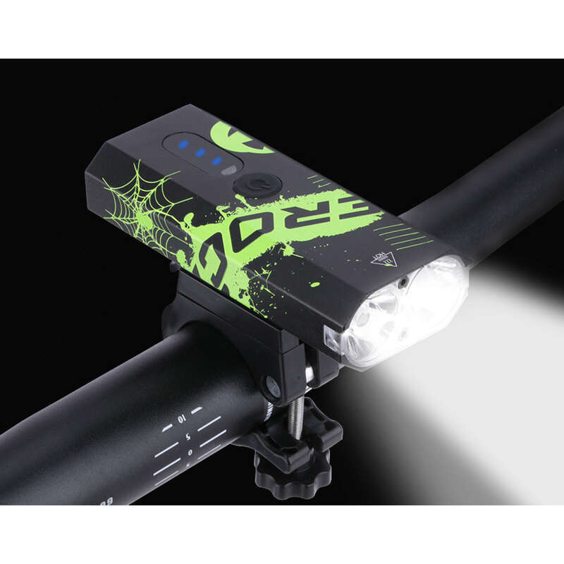 New Bicycle Mountain Riding Lights, Intelligent Light Sensing USB Charging, Mini Headlights, Flashlight_voghion.com