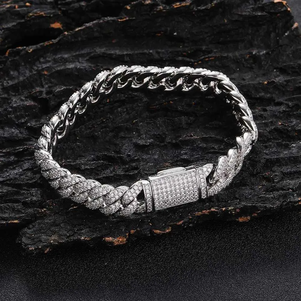 Anhänger Halsketten 10mm Hip Hop Zirkon CZ Ice Bubble Cubic Chain Halskette Damenschmuck Geburtstagsgeschenk H240613_voghion.com