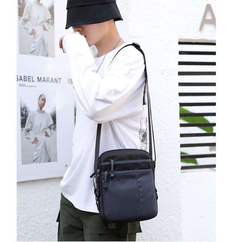 Borsa a tracolla multistrato impermeabile in tessuto Oxford da uomo casual estivo coreano Tide_voghion.com