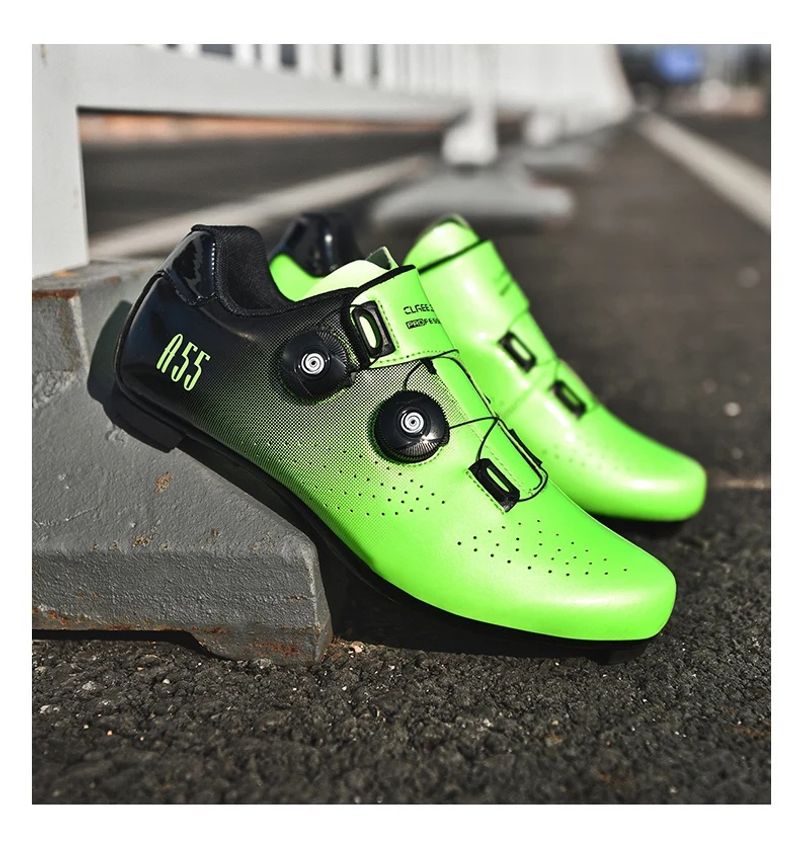 Cost performance Men's ultra light self-locking professional flat shoes, optional D-pedal, road bike compeon_voghion.com