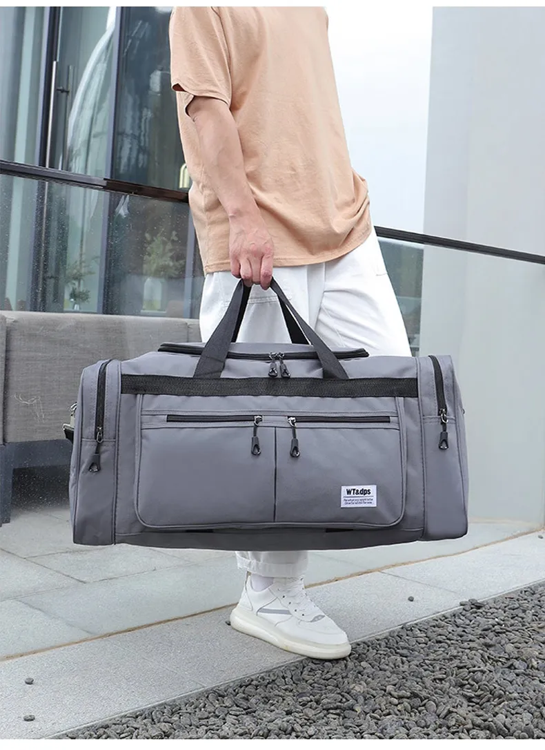 70L Gym Bags Lage Foldable Sport Travel Duffel For Women Men Handbag Multifunction Large 70CM Weekender Bag_voghion.com