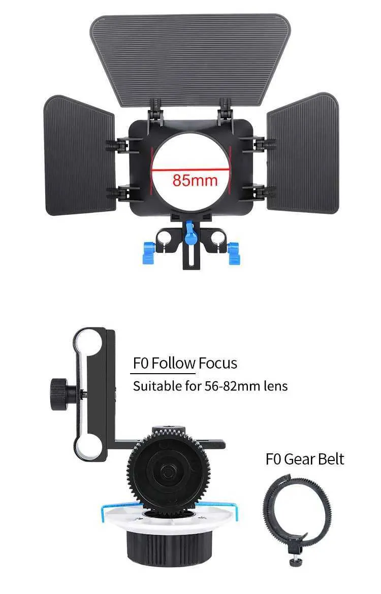 Stabilisatoren A7 Videostabilisator Kamerakäfeg Grëff Dsrl Buerrigg Fir GH4 A6300 A6500 A7S A7R A7Rii A7Sii Filmkäfeg_voghion.com