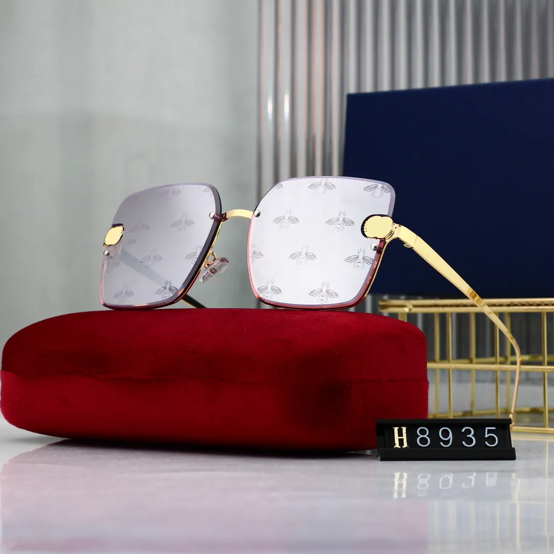 Designer Channel Cycle Lussuoso Moda Donna Uomo Occhiali da sole Diamond Square Parasole Crystal Shape Sun Pacchetto completo_voghion.com