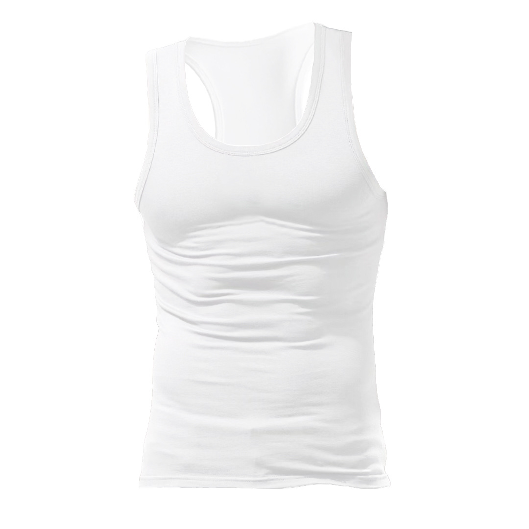 Cross-border New American Style Men's Vest Wearing Trendy Hurdle Sports Fitness Men's Spring and Summer Undershirt Vest_voghion.com