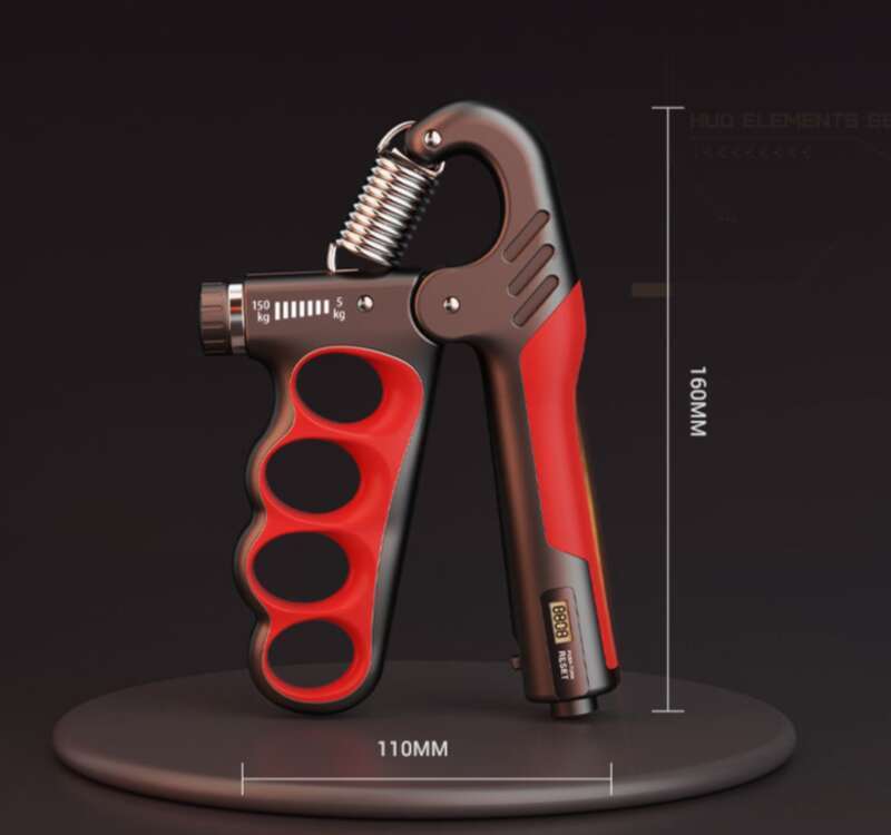 【Accumulate vendite calde di 10.907 milioni di pezzi】 Grip Tester 5-150kg regolabile conteggio elettronico professionale mano_voghion.com