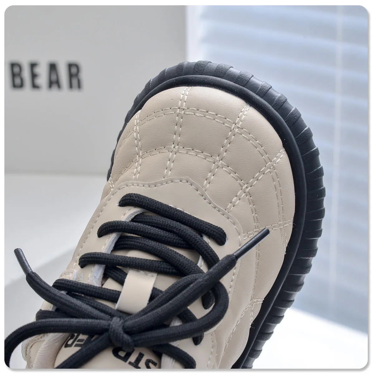 Børne bomuldssneakers til drenge og piger, ungdom, afslappet, skridsikre, småbørn, vintervarme sko, Littlesprouts træningssko, babystørrelser_voghion.com