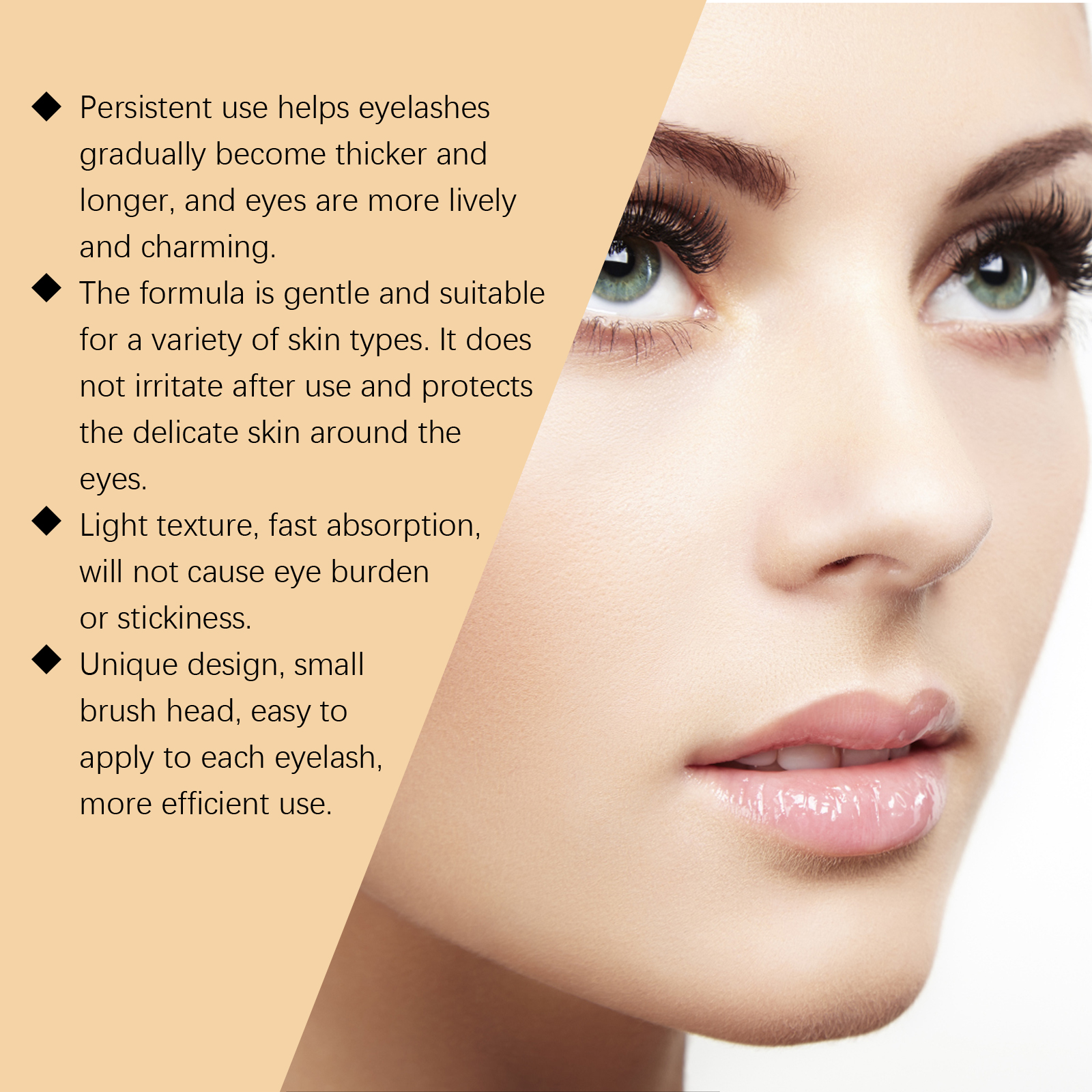 Hoygi Gentle Nourishing Mascara Natuurlijke krul Langdurige formule die niet uitveegt Met definiërende borstel Voor dagelijks gebruik_voghion.com