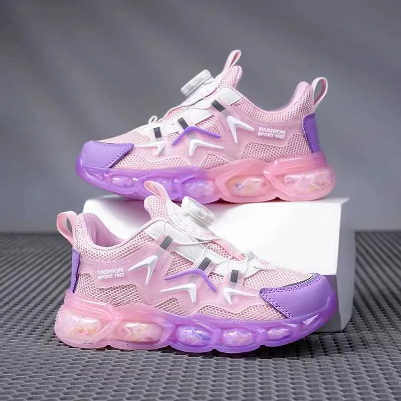 Summer Children Sneakers Breathable 5-16Years Boys Running New Swivel Buckle Kids Sport Shoes Outdoor Casual Trainers_voghion.com