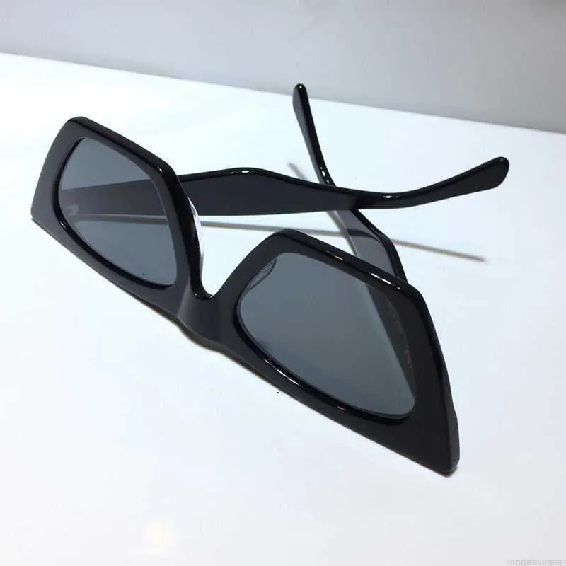 Sunglasses For Men And Women Summer Cat Eyes Style Anti-Ultraviolet 41468 Retro Shield Lens Plate Square Full Frame_voghion.com