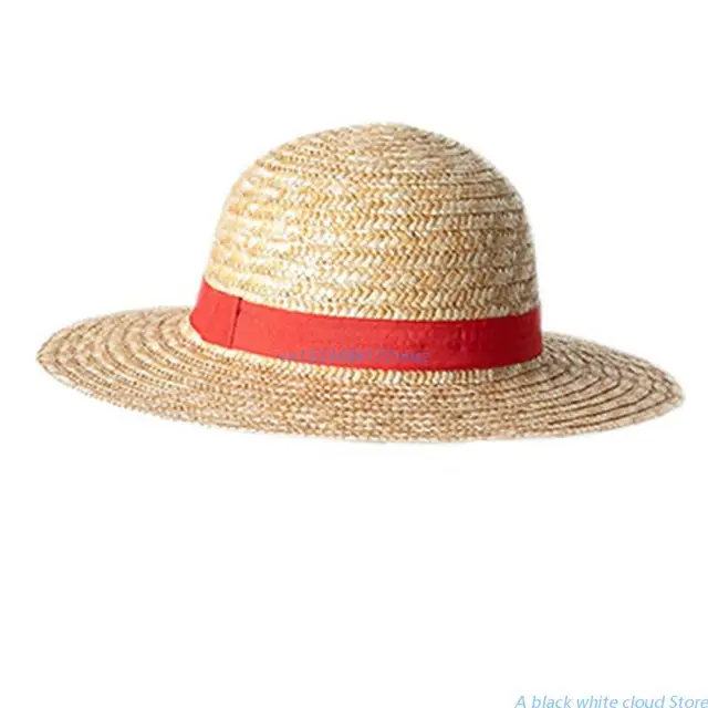 Νέες Αφίξεις Ενηλίκων Παιδιών Ιαπωνικό Anime Pirate Hat Υφαντό Άχυρο Καλοκαιρινό Αντηλιακό Ευρύ Γείσο Καπέλο Παράστασης Cosplay Κοστούμι_voghion.com