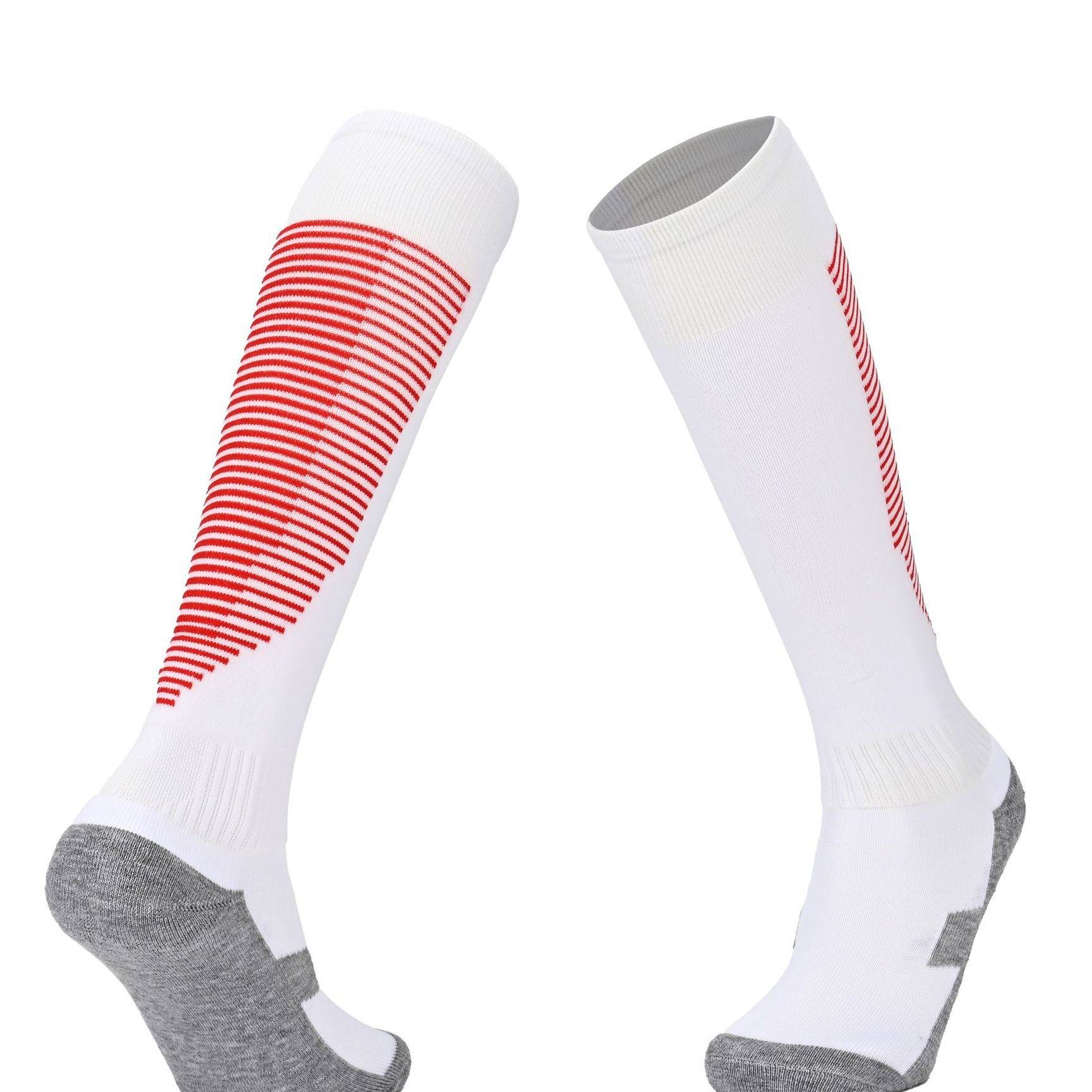 MINO SOCKS Football Socks Long Cuff Terry Cotton Blend For Men Women Kids - Moisture Wicking Breathable Training Soccer Socks In Multiple Colors_voghion.com