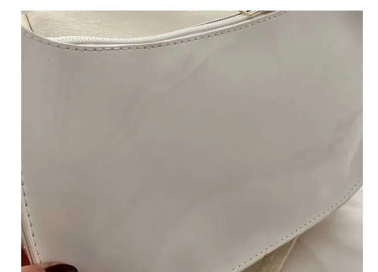 Designer Tasche Vintage weinrot Lackleder glänzend Gerie 2024 neu minimalistisch Damen Reißverschluss Umhängetasche elegant lässig_voghion.com