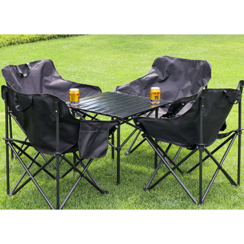 Udendørs sammenklappelig transportabel kyllingerullebord Picnicbord og stolebod Picniccampingudstyr fuld af_voghion.com