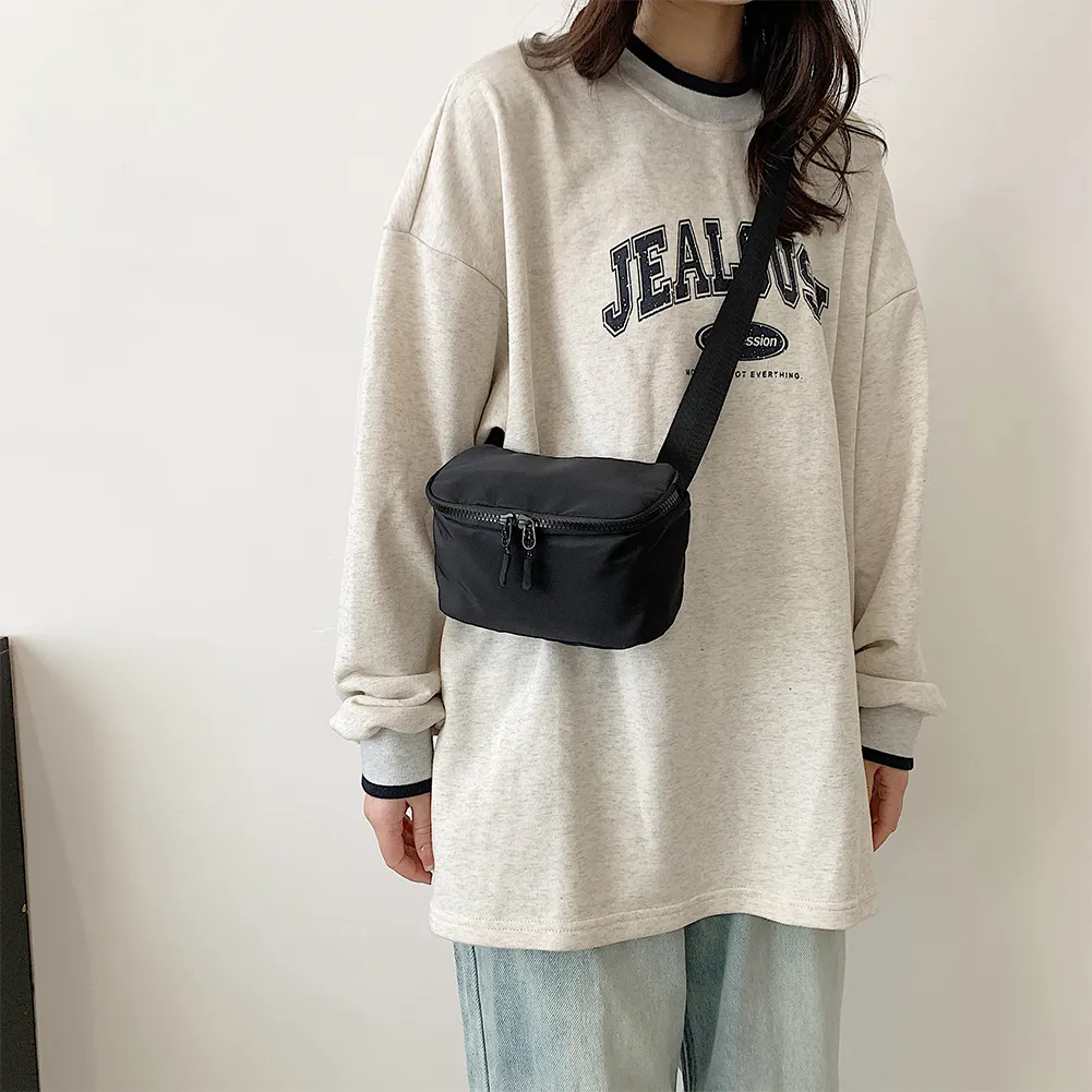 Women Messenger Bags Fashion Ladies Handbags Casual Oxford Solid Color Portable Simple Adjustable Straps For Weekend_voghion.com