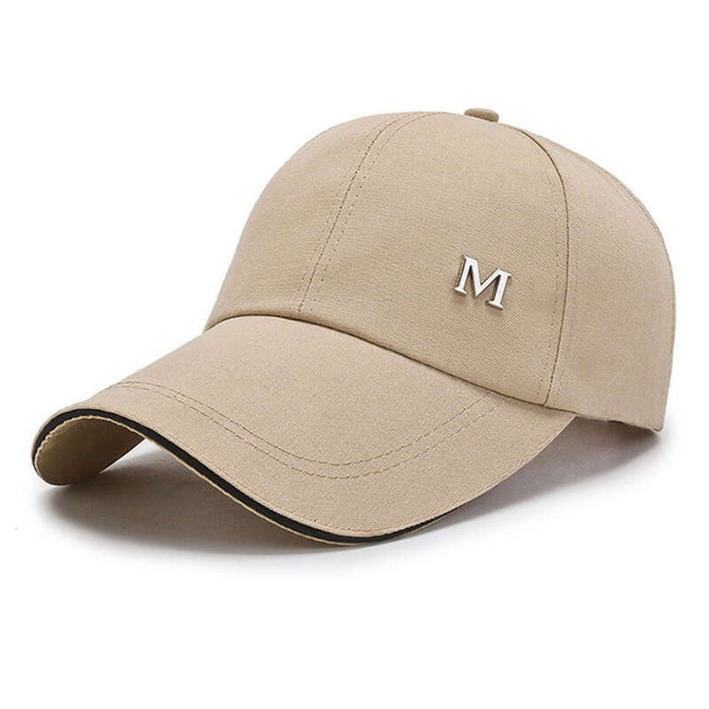 Spring Baseball Men's Canvas M Standard Long Edge Sunshade Hat Outdoor Sports Casual Duckbill Cap_voghion.com