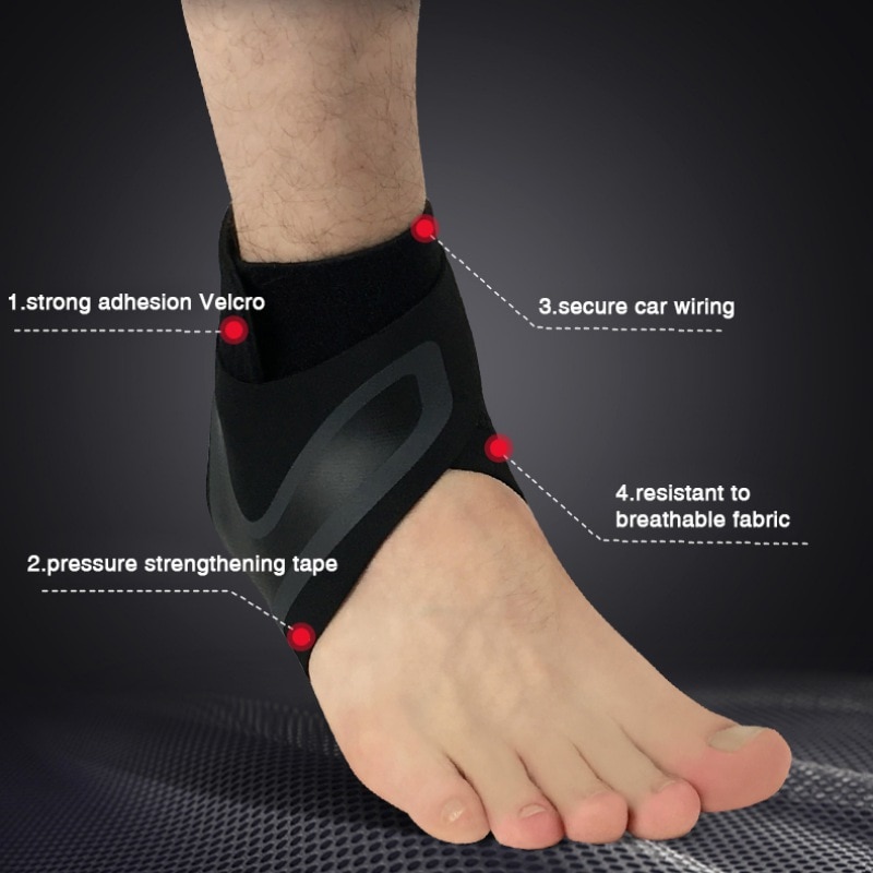 mountaineering Basketball Sports Anti-Sprain Heel Foot Protective Sleeve Ankle Support_voghion.com