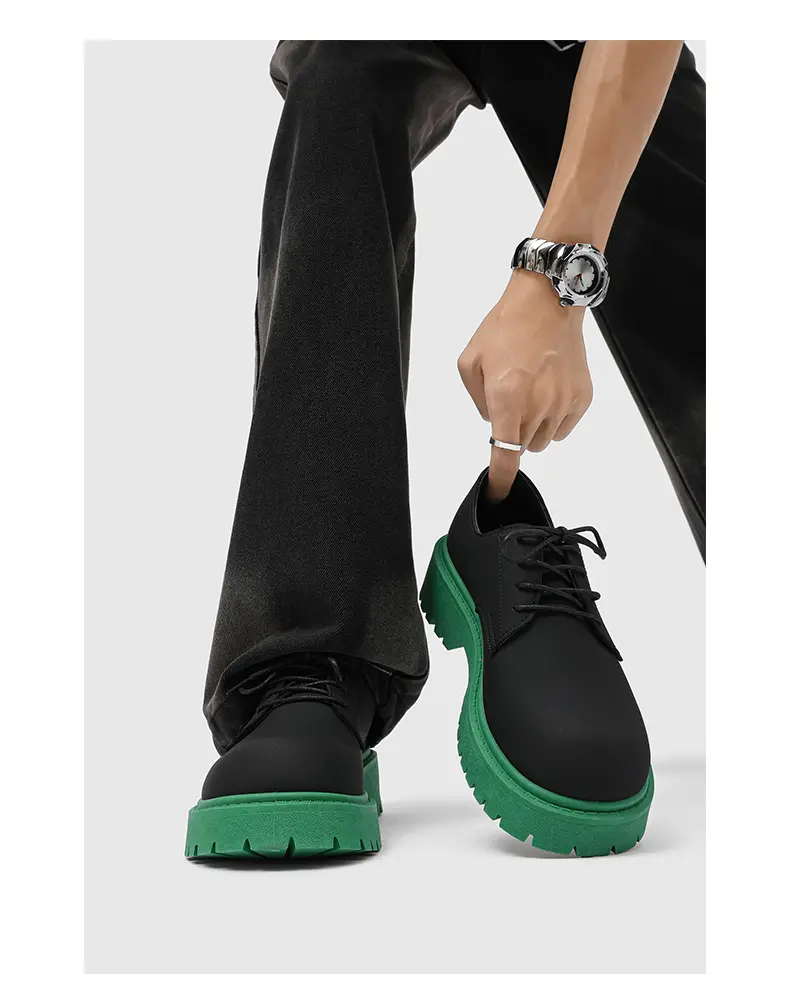 CMY Niche Thick-soled Heightening Tooling Martin Boots Men's Shoes_voghion.com