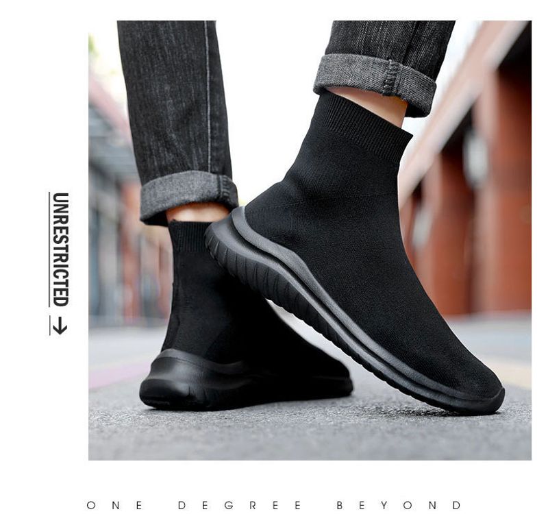 Calzini leggeri in maglia di grandi dimensioni per coppie, scarpe sportive in rete traspirante, alla moda e alla moda per uomo e donna_voghion.com