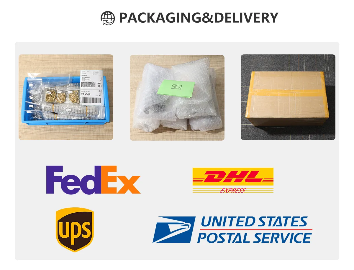 sier iced out VVS moissanite 3mm 4mm bracelet spring clasp lab diamond tennis chain necklace_voghion.com