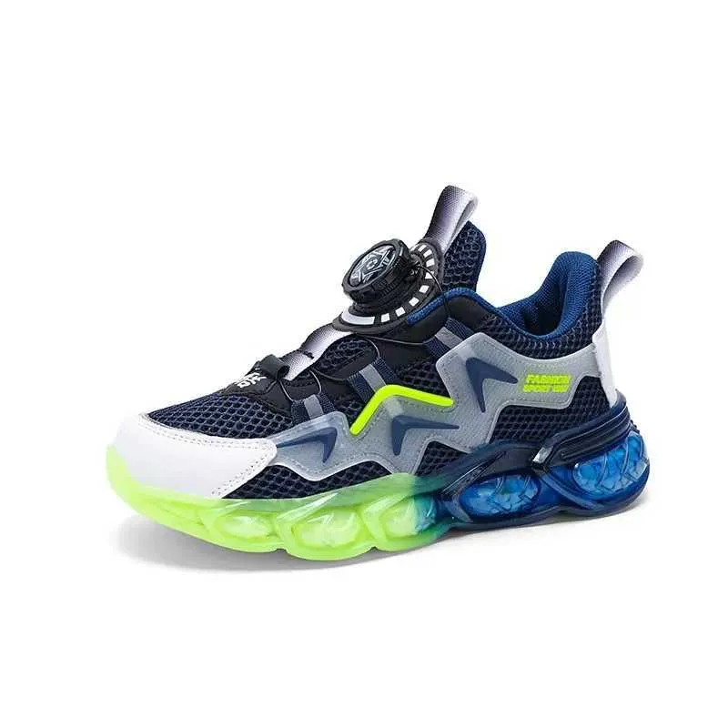 Summer Children Sneakers Breathable 5-16Years Boys Running New Swivel Buckle Kids Sport Shoes Outdoor Casual Trainers_voghion.com