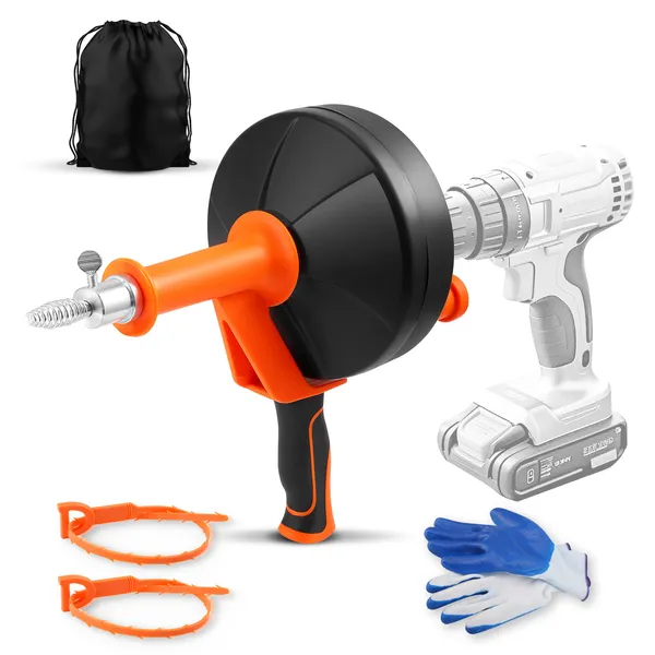 Furet de plomberie électrique pour déboucher évier et douche_voghion.com