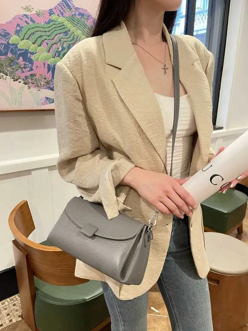 Damen Umhängetasche Aus Echtem Leder Kleine Handtasche Schulter_voghion.com