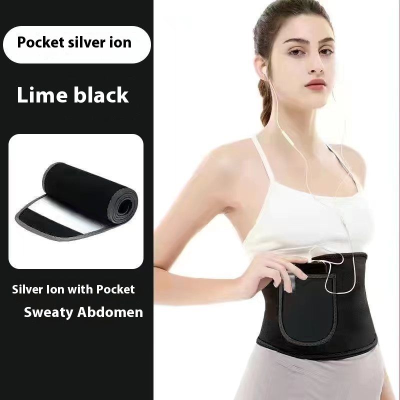 Sweating Run Fiess Breathable Abdominal Restraint Belt Deep Squat Women's Summer Tight Stoh and Lumbar Waist_voghion.com