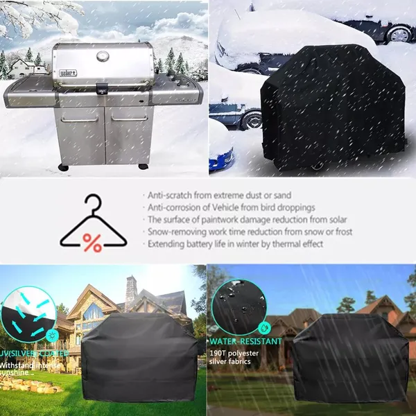 Waterproof BBQ Cover For Outdoor Grilling Protection_voghion.com