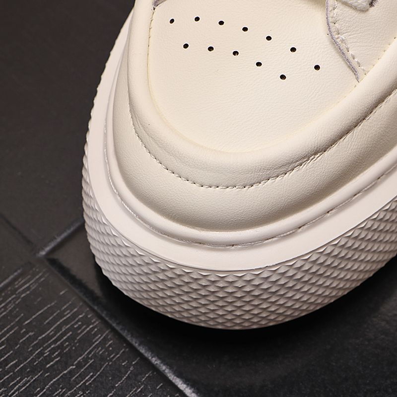 Lässige Brettschuhe mit dicker Sohle, niedriger Schnitt, vielseitige, schlichte koreanische Version für Herren, trendige_voghion.com