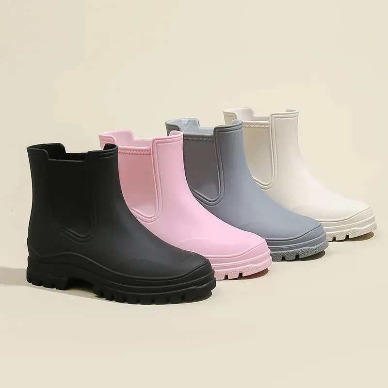 Regnstövlar Dam Vattentät Isolerad Gummi Skor Dam Trädgård Galoscher Boots Dam Fiske Vatten Sko Botas Para Lluvia_voghion.com