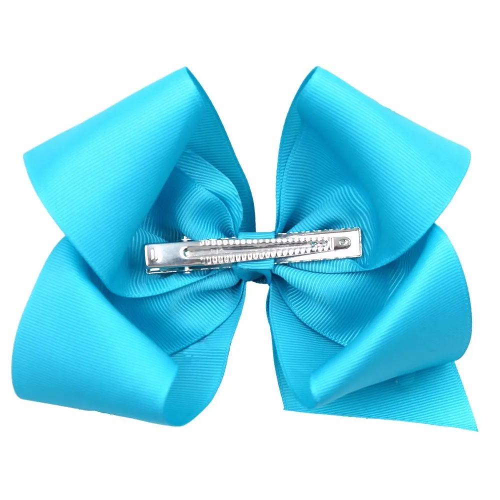 30 pz 6 pollici grande grosgrain ragazze 6 "archi coccodrillo clip per adolescenti bambini bambini accessori per capelli_voghion.com
