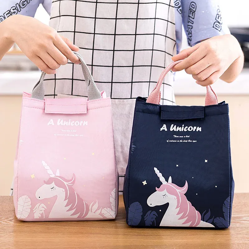 2024 Fashion Box Portable Insulated Canvas Thermal Food Picnic Tote Cooler Bag Lunch Bags For Women Kids_voghion.com