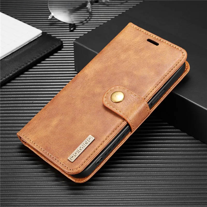 Detachable Magnetic Leather Phone Case for IPhone 15 12 13 11 14 Pro Max XS XR X SE 2022 8 7 Plus Wallet Card Holder_voghion.com