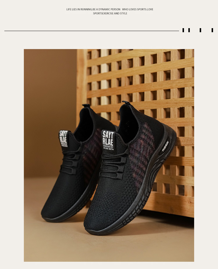 Shoes 2024 summer new breathable lace up men's lightweight sports shoes for men_voghion.com
